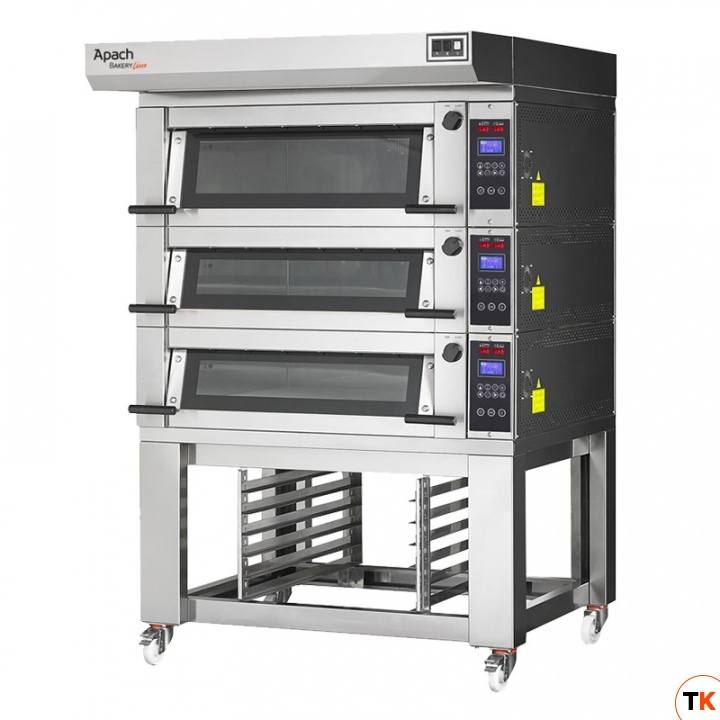 ПЕЧЬ ПОДОВАЯ С ПОДСТАВКОЙ С НАПРАВЛЯЮЩИМИ APACH BAKERY LINE E2LK6S TS - Apach Bakery Line - 411012