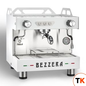 КОФЕМАШИНА АВТОМАТ BEZZERA MODA DE 1GR БЕЛАЯ+ЭКОНОМАЙЗ+ПОДСВЕТ 1ФАЗА - BEZZERA - 410326