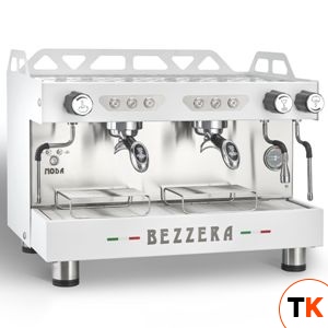 КОФЕМАШИНА АВТОМАТ BEZZERA MODA DE 2GR БЕЛАЯ+ЭКОНОМАЙЗ+ПОДСВЕТ МУЛЬТИФАЗНАЯ - BEZZERA - 410328