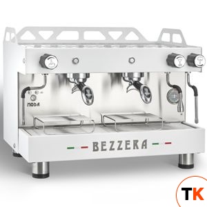 КОФЕМАШИНА ПОЛУАВТОМАТ BEZZERA MODA PM 2GR БЕЛАЯ+ЭКОНОМАЙЗ+ПОДСВЕТ МУЛЬТИФАЗНАЯ - BEZZERA - 410334