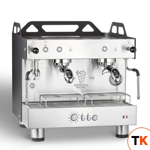 КОФЕМАШИНА ПОЛУАВТОМАТ BEZZERA OTTO PM 2GR COMPACT ЧЕРНАЯ МАТОВАЯ+ЭКОНОМАЙЗ+ПОДСВЕТ МУЛЬТИФАЗНАЯ - BEZZERA - 410335