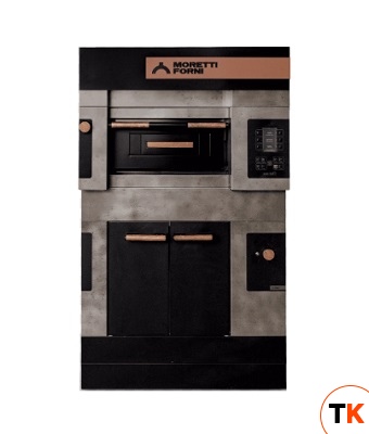 ПЕЧЬ ДЛЯ ПИЦЦЫ MORETTI FORNI S50E ICON C 30 + ПАРОГЕНЕРАТОР + ЗОНТ + ВСТАВКА + РАССТОЙКА LU70 - MORETTI FORNI - 405824