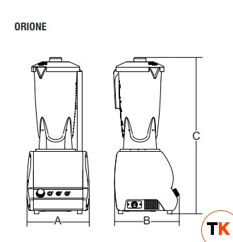 БЛЕНДЕР SIRMAN ORIONE T+ДОП. НЕРЖ. СТАКАН - Sirman - 413757