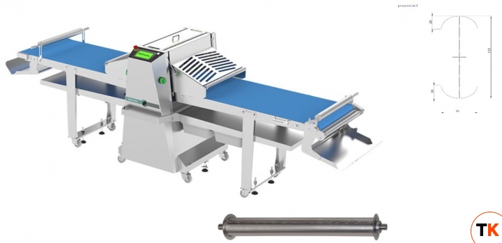ТЕСТОРАСКАТКА ROLLMATIC R65AXP-T/16 /НАБОРЫ ДЛЯ НАРЕЗКИ КВ.180Х180ММ, КВ.120Х120MM, ОВАЛ 125Х55ММ - Rollmatic - 413817