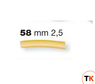 ФОРМА LA MONFERRINA ДЛЯ Р6/P12 BUCATINI/SEDANINI LISCI 2,5 MM 58 БРОНЗА - LA MONFERRINA. - 422306