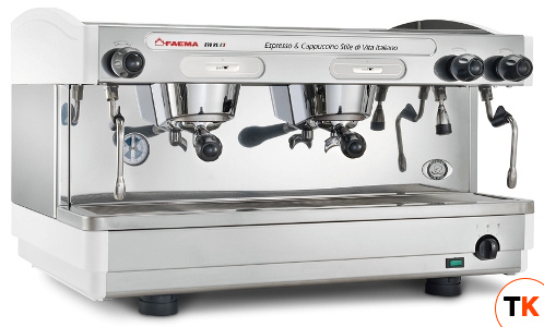 КОФЕМАШИНА ПОЛУАВТОМАТ FAEMA E98 RE S/2 БЕЛАЯ 3Ф - FAEMA - 385684