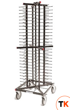 Тележка сервировочная для тарелок 60x60см h179см, 44830-99 - Paderno - 424686