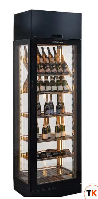 ШКАФ ВИННЫЙ ВЕНТ.TECFRIGO IMPERIAL 22.1 FG ЧЕРНЫЙ + ПОЛКИ VERTICAL НАБОР - Tecfrigo - 424942
