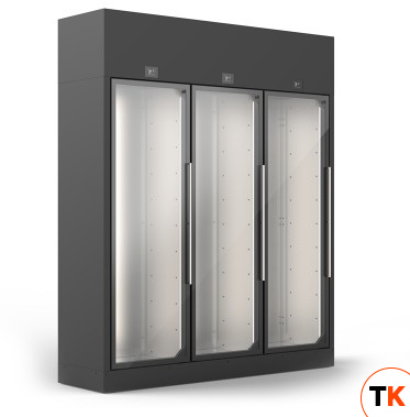 ШКАФ ВИННЫЙ ENOFRIGO WINE LIBRARY 20 3P WALL H260 VT ЧЕРНЫЙ + ПОЛКИ R - Enofrigo - 426302