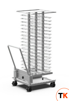 ТЕЛЕЖКА ДЛЯ ТАРЕЛОК ДЛЯ ПЕЧЕЙ GN1/1 UNOX XEVTL-102P - Unox - 432792
