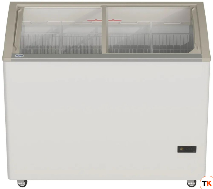 ЛАРЬ МОРОЗИЛЬНЫЙ HAIER SD-416AELUA ГНУТОЕ СТЕКЛО - HAIER - 414783