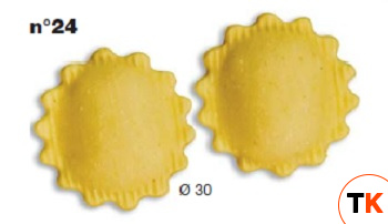 ШТАМП Д/РАВИОЛИ ДЛЯ НАСАДКИ LA MONFERRINA MULTIPASTA КРУГ ДИАМ. 30 ММ 24 - LA MONFERRINA. - 433429