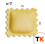 ШТАМП Д/РАВИОЛИ ДЛЯ НАСАДКИ LA MONFERRINA MULTIPASTA КВАДРАТ 35Х30 ММ 7 - LA MONFERRINA. - 433430