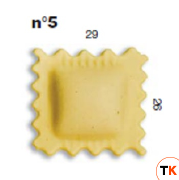 ШТАМП Д/РАВИОЛИ ДЛЯ НАСАДКИ LA MONFERRINA MULTIPASTA КВАДРАТ 29Х26 ММ 5 - LA MONFERRINA. - 433433