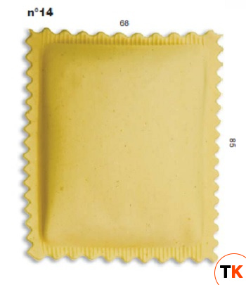 ШТАМП Д/РАВИОЛИ ДЛЯ НАСАДКИ LA MONFERRINA MULTIPASTA КВАДРАТ 68Х85 ММ 14 - LA MONFERRINA. - 433439