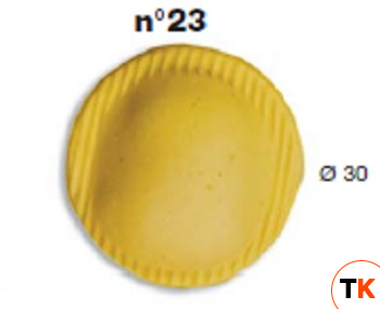ШТАМП Д/РАВИОЛИ ДЛЯ НАСАДКИ LA MONFERRINA MULTIPASTA КРУГ ДИАМ. 30 ММ 23 - LA MONFERRINA. - 433442