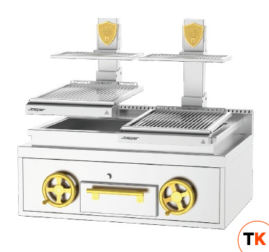 ГРИЛЬ ОТКРЫТЫЙ JOSPER BASQUE PVJ-50-2-1-CT - JOSPER - 433460