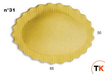 ШТАМП Д/РАВИОЛИ ДЛЯ НАСАДКИ LA MONFERRINA MULTIPASTA ОВАЛ 65X50 ММ 31 - LA MONFERRINA. - 434554