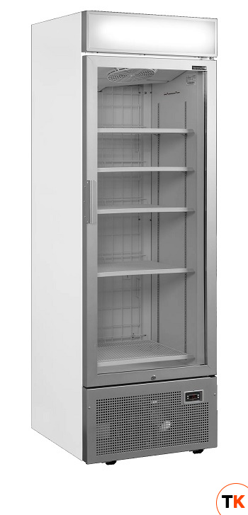 ШКАФ МОРОЗ.СО СТЕКЛОМ TEFCOLD UFSC1450GCP NF SILVER - Tefcold - 435556