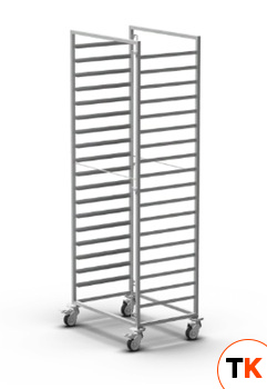 ТЕЛЕЖКА ДЛЯ ПРОТИВНЕЙ 600Х400 UNOX XTB0005 - Unox - 435810