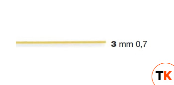 ФОРМА LA MONFERRINA ДЛЯ P6/P12 SPAGHETTI 0,7 MM 3 БРОНЗА - LA MONFERRINA. - 436554