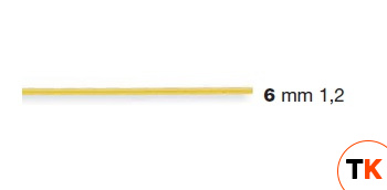 ФОРМА LA MONFERRINA ДЛЯ P6/P12 SPAGHETTI 1,2 MM 6 БРОНЗА - LA MONFERRINA. - 436557