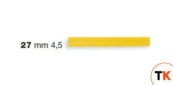 ФОРМА LA MONFERRINA ДЛЯ P6/P12 TAGLIATELLE 4,5 MM 27 БРОНЗА - LA MONFERRINA. - 436569