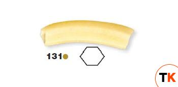 ФОРМА LA MONFERRINA ДЛЯ P6/P12 TUBI ESAGONALI LISCI 11 MM 131 БРОНЗА - LA MONFERRINA. - 436599