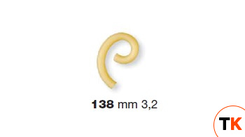 ФОРМА LA MONFERRINA ДЛЯ P6/P12 GRAMIGNA 3,2 MM 138 БРОНЗА - LA MONFERRINA. - 436603