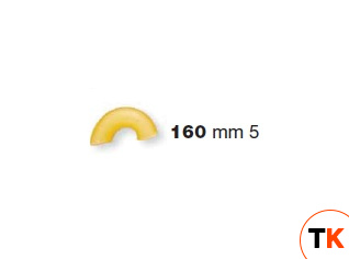 ФОРМА LA MONFERRINA ДЛЯ P6/P12 CURVI LISCI 5 MM 160 БРОНЗА - LA MONFERRINA. - 436605