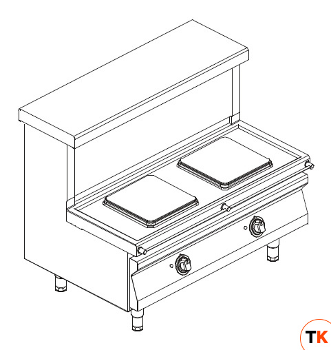 ПРИЛАВОК Д/ПЕРВЫХ БЛЮД KOGAST EP2GP-11L 56806 - Kogast Grosuplje - 437623