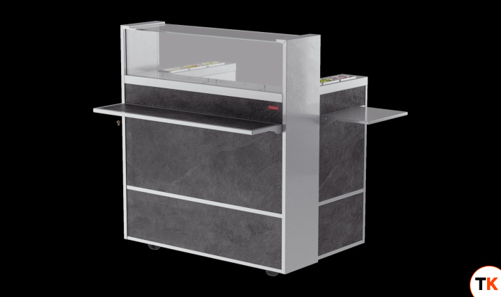 СТАНЦИЯ КУЛИНАРНАЯ МОБИЛЬНАЯ REFETTORIO МОБИКУС RCB23NA 3 НЕЙТР.ЯЩИКА (32А) - REFETTORIO - 430651