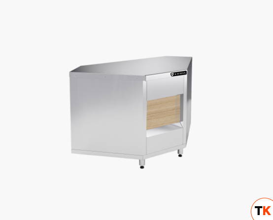 ПРИЛАВОК НЕЙТРАЛЬНЫЙ KAYMAN ПНВН-90-01-МХ ВНУТРЕННИЙ УГЛОВОЙ ДЕР. КЛЕН - Kayman - 435629