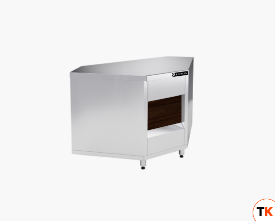 ПРИЛАВОК НЕЙТРАЛЬНЫЙ KAYMAN ПНВН-90-01-МХ ВНУТРЕННИЙ УГЛОВОЙ ДЕР. КАШТАН ТЕМНЫЙ - Kayman - 435630