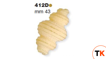 ФОРМА LA MONFERRINA ДЛЯ P6/P12 GNOCCHI 43 MM 412D БРОНЗА - LA MONFERRINA. - 436656