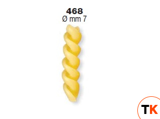 ФОРМА LA MONFERRINA ДЛЯ P6/P12 FUSILLI (2 PRINCIPI) 7 MM 468 БРОНЗА - LA MONFERRINA. - 436668