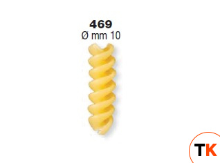 ФОРМА LA MONFERRINA ДЛЯ P6/P12 FUSILLI (2 PRINCIPI) 10 MM 469 БРОНЗА - LA MONFERRINA. - 436669