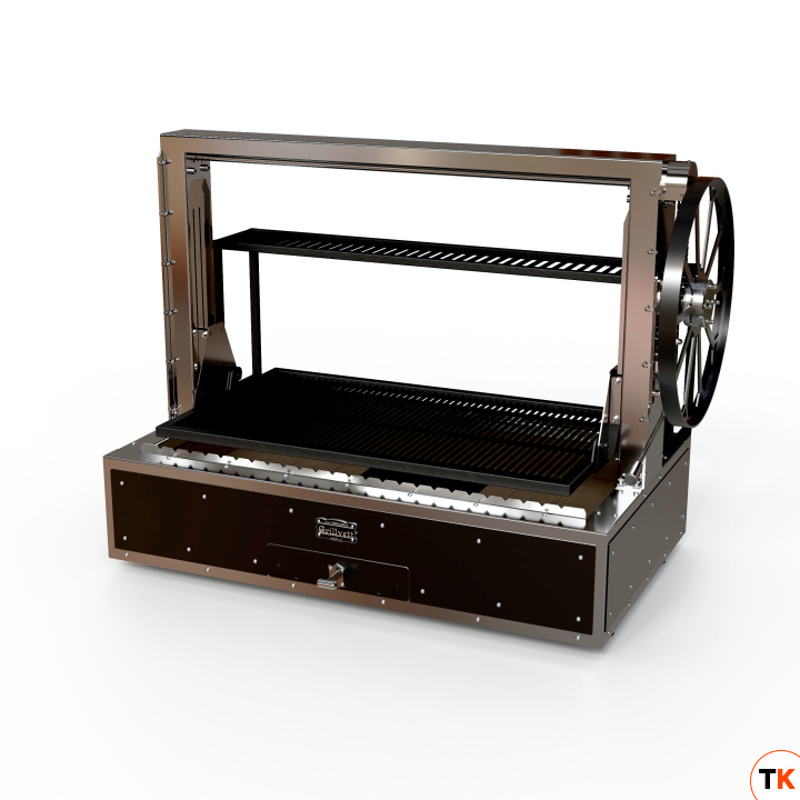 ГРИЛЬ УГОЛЬНЫЙ GRILLVETT CORVETTE M1 (ЧЕРНЫЙ) - GRILLVETT - 438122