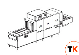 МАШИНА ПОСУДОМОЕЧНАЯ DIHR QX 246 SX+DDE+SAN+X-Belt+DRF99MB+HRF20/2 ЧАСТИ - Dihr - 438798