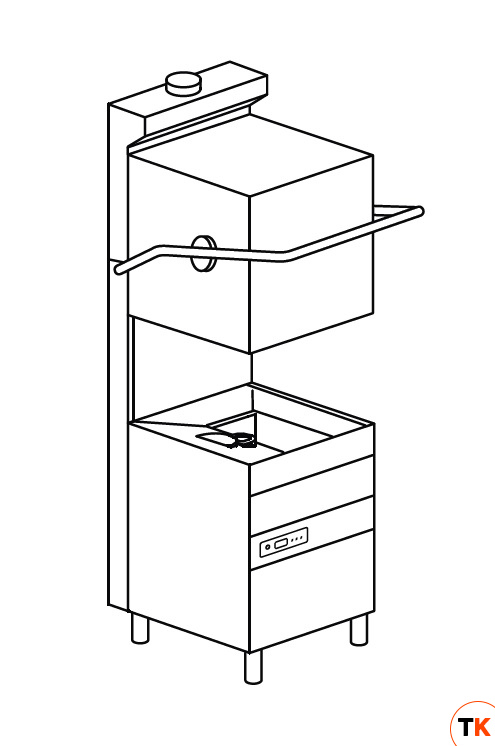 МАШИНА ПОСУДОМОЕЧНАЯ DIHR HT 14 OPTIMA HR H+ - Dihr - 441255