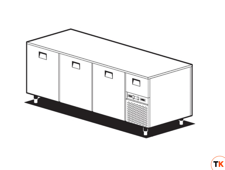 СТОЛ С ХОЛОД.ШКАФОМ GEMM TBP/21 - GEMM - 441591