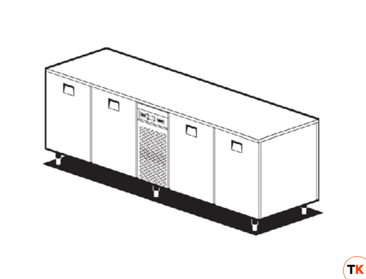 СТОЛ С ХОЛОД.ШКАФОМ GEMM TBP/27 - GEMM - 441592