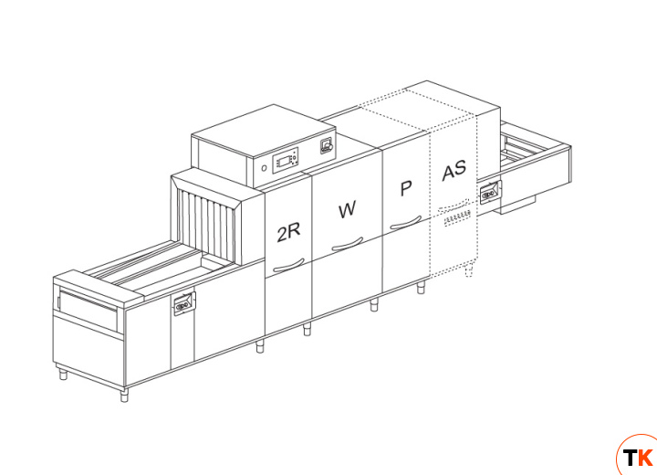МАШИНА ПОСУДОМОЕЧНАЯ DIHR QX 376 SX+XP+DRF70/2 ЧАСТИ - Dihr - 441837