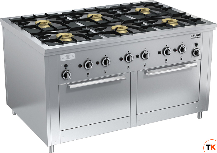 ПЛИТА ГАЗОВАЯ ВУЛКАН ПРГ-IIA-6 2ДШ Maxi - ВУЛКАН - 442515