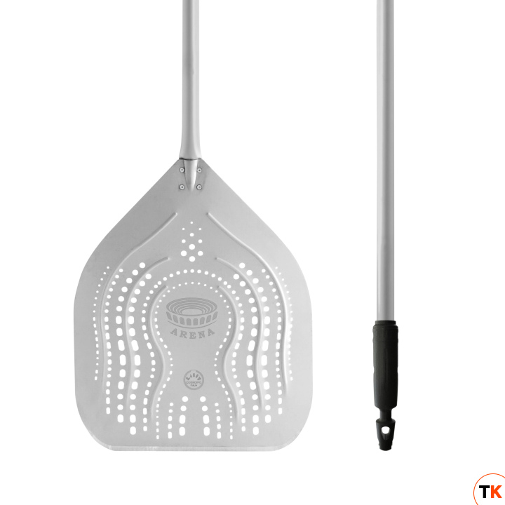 Лопата для пиццы перфорированная,ARENA 30см, h150см, алюминий 1028/300/L - LILLY CODROIPO - 442519