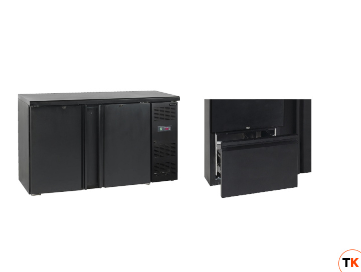ШКАФ ХОЛОДИЛЬНЫЙ TEFCOLD CBC210+2 КОМПЛЕКТА ЯЩИКОВ 141014 - Tefcold - 442835
