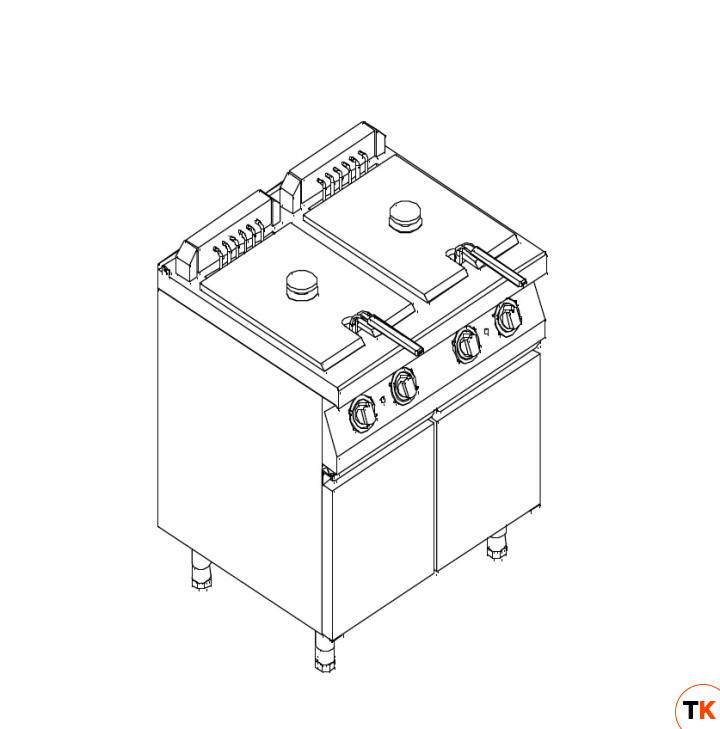 ФРИТЮРНИЦА 700СЕР KOGAST EF-T7/28M - Kogast Grosuplje - 444601