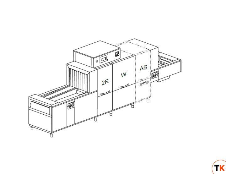 МАШИНА ПОСУДОМОЕЧНАЯ DIHR QX 246 AS6 SX+DDE+DRF99MB+HRF10/2 ЧАСТИ - Dihr - 444692