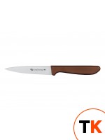Нож и аксессуар Sanelli Ambrogio нож для чистки Supra Colore (коричневая ручка, 11 см) 9382011  фото 1
