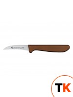 Нож и аксессуар Sanelli Ambrogio нож для чистки овощей Supra Colore (коричневая ручка, 7 см) 9391007  фото 1